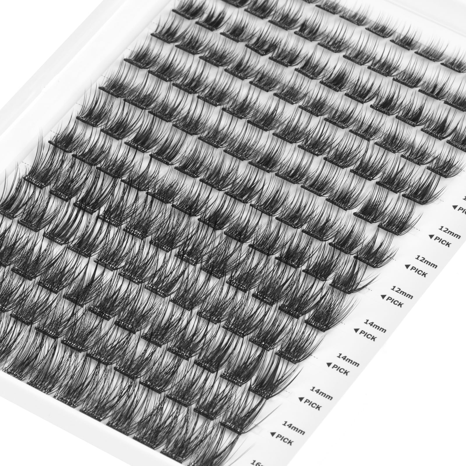 WONSIS lashes show mixed sizes for versatile, day-to-night looks