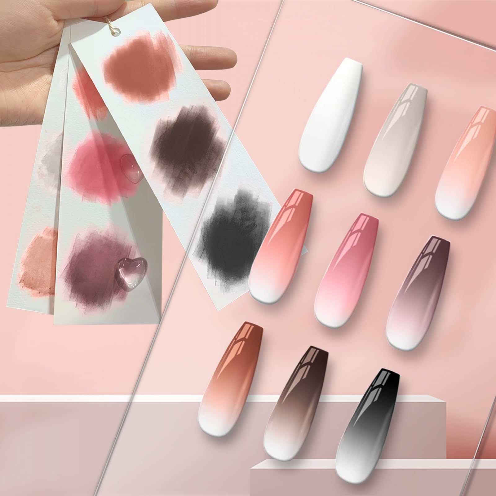Woobena Pat Pat Gel includes tweezers for precise application.
