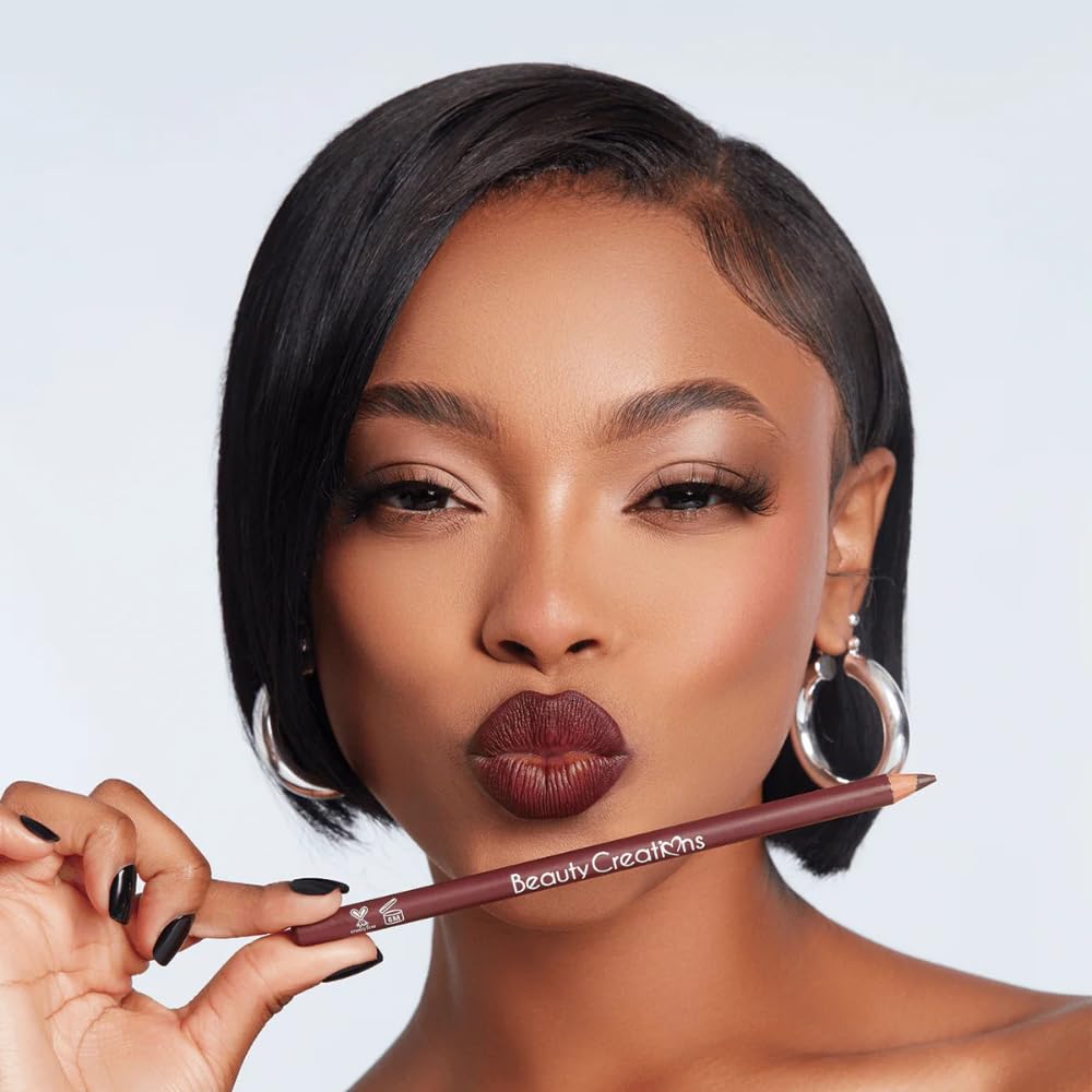 12 Colors Wooden Lip Liner Set individually wrapped pencils.