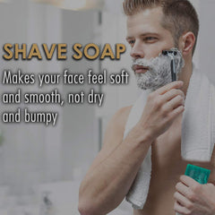 Woody's Bar highlights natural ingredients for nourishing skin during cleansing.
