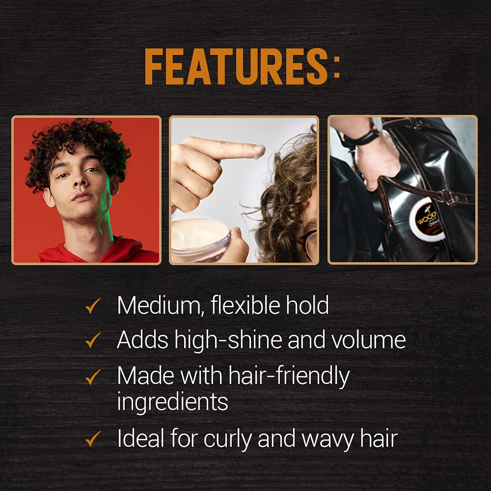 Woody's Styling Cream adds volume for fuller-looking hair