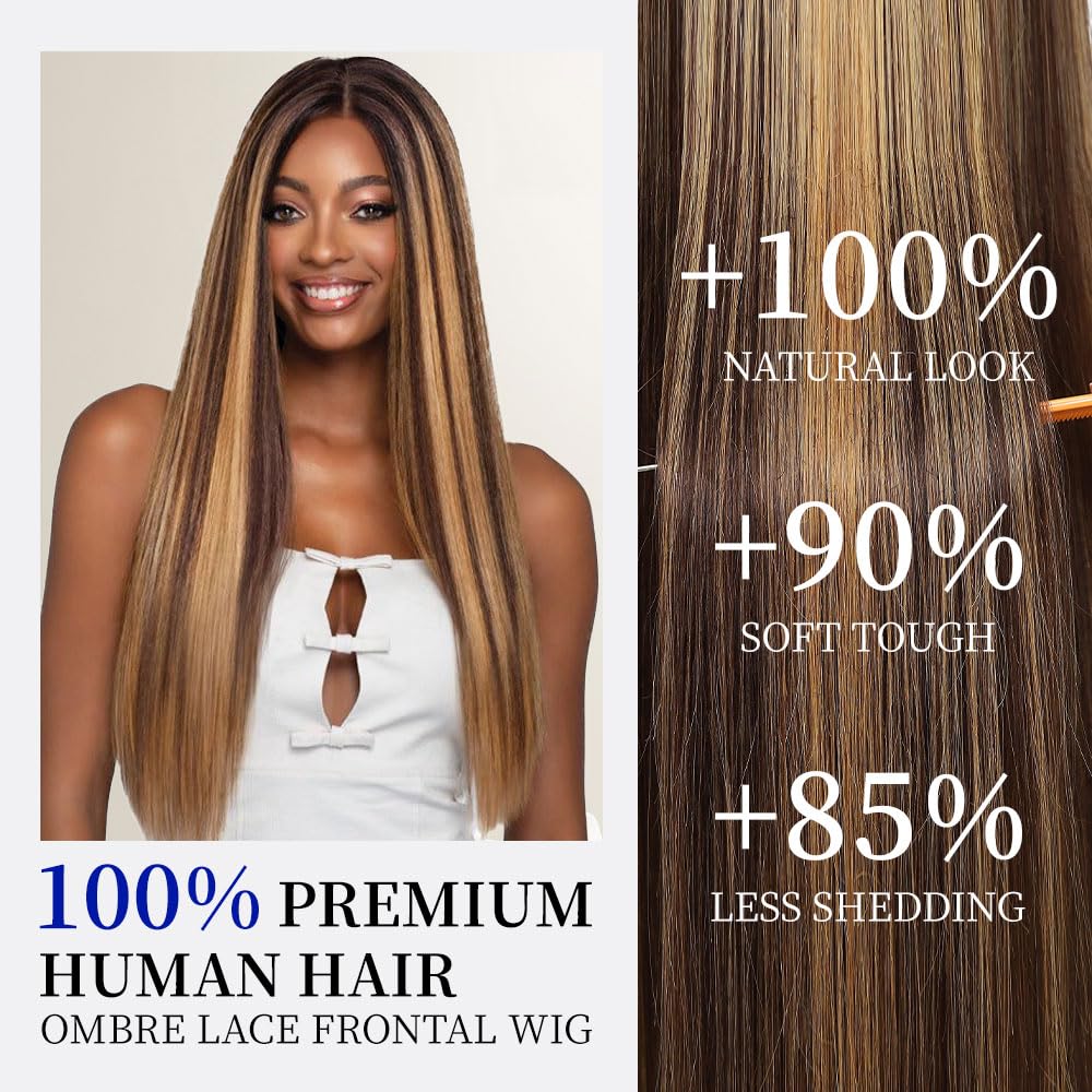 WOOMN model wearing the wig demonstrates event-ready styling possibilities.