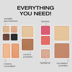 Woosh eyeshadows in cream brown gold show versatile day-to-night shades.
