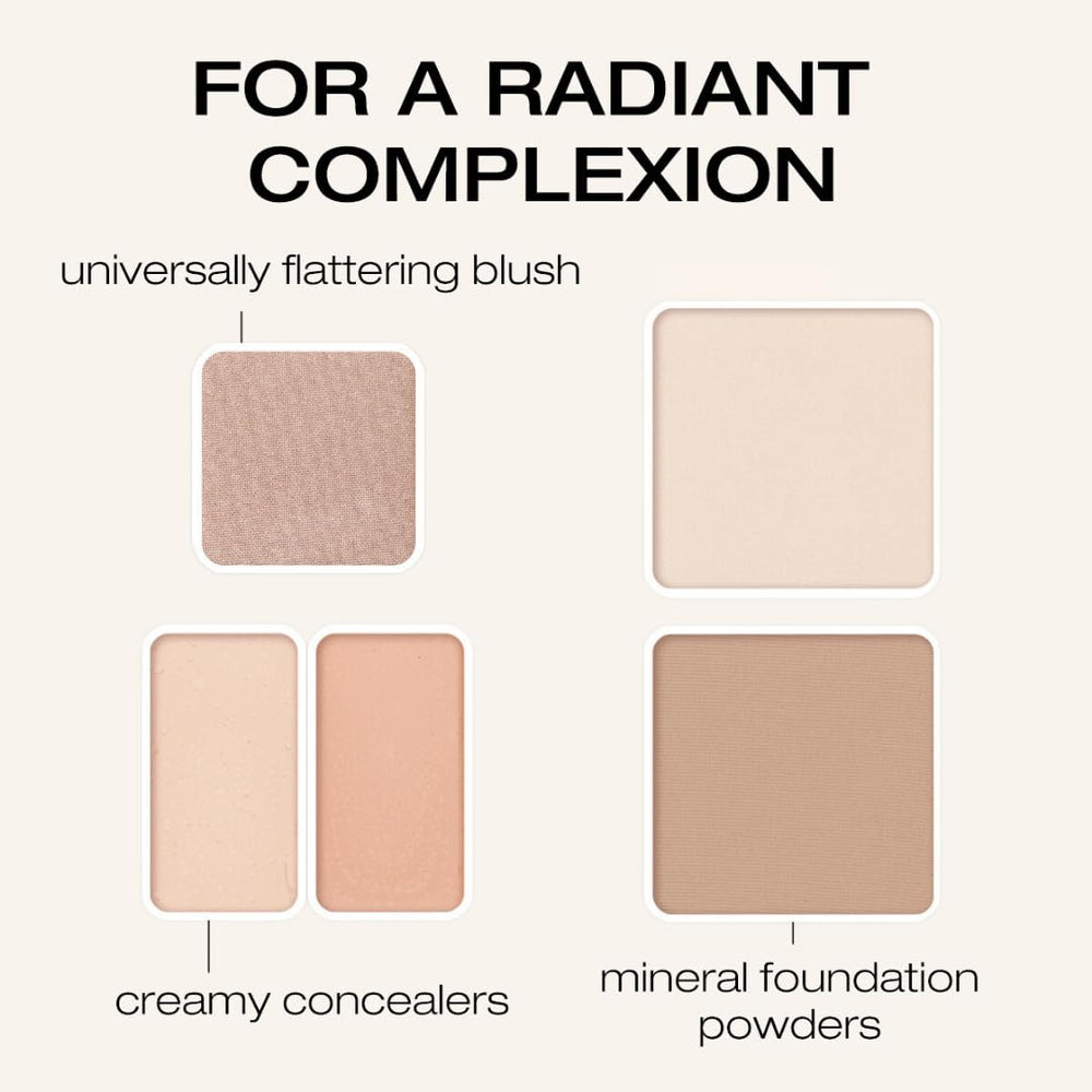 Woosh Fold Out Complexion Light concealer cream swatch 2 blended finish