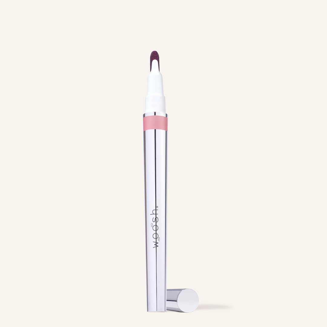 Woosh Monogamous Lip Stain swatches three shades for easy color matching.