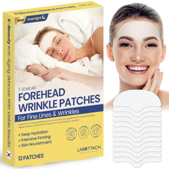 Wooshin Labottach forehead patches for overnight hydration and smoothing.