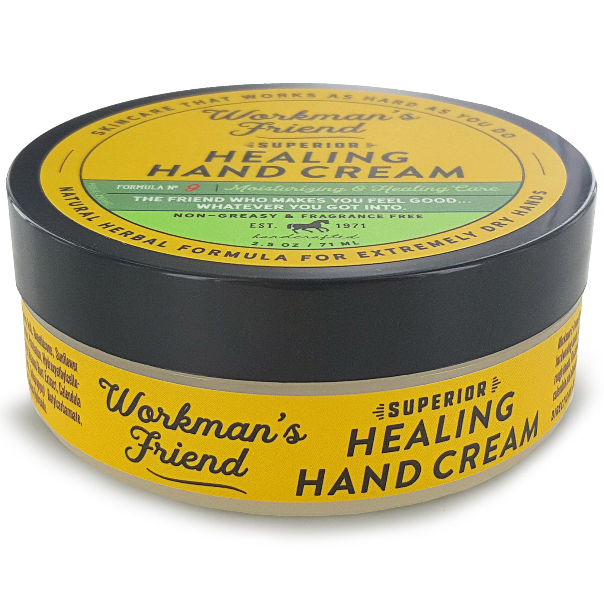 WORKMAN'S FRIEND Healing Hand Cream proudly made in the USA.