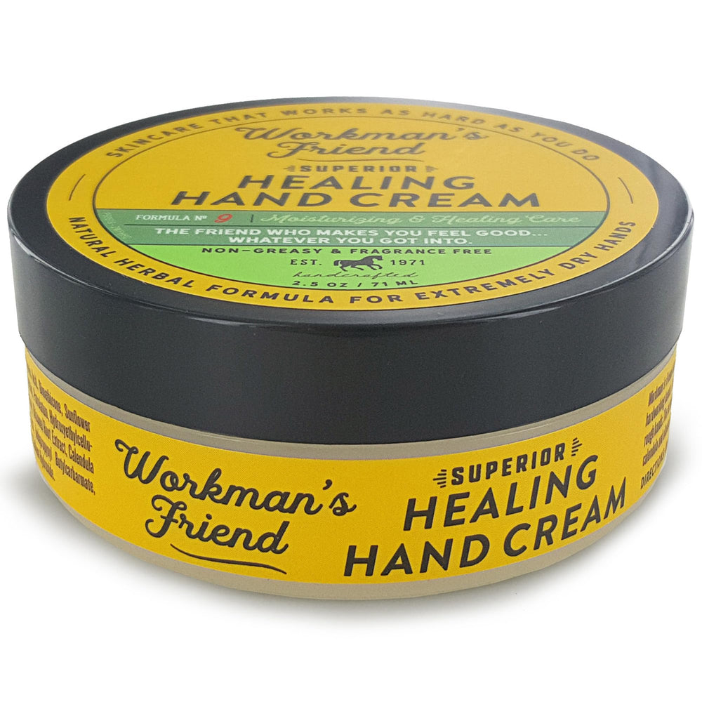 WORKMAN'S FRIEND Healing Hand Cream proudly made in the USA.