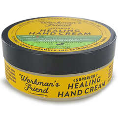 WORKMAN'S FRIEND Healing Hand Cream proudly made in the USA.
