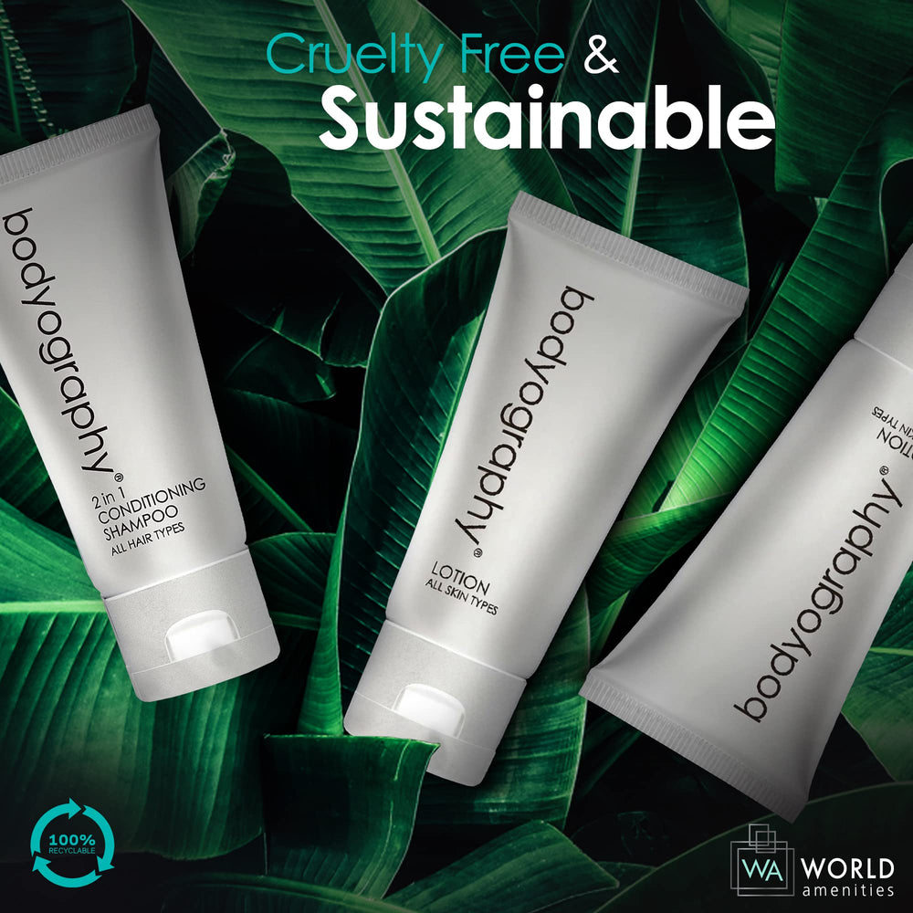 World Amenities Bodyography Blanc bulk pack of 50 travel-sized tubes