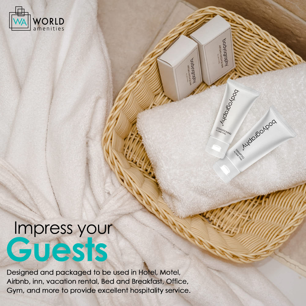 1.8 oz artisan bar suitable for all skin types and gentle cleansing in hotel bathrooms