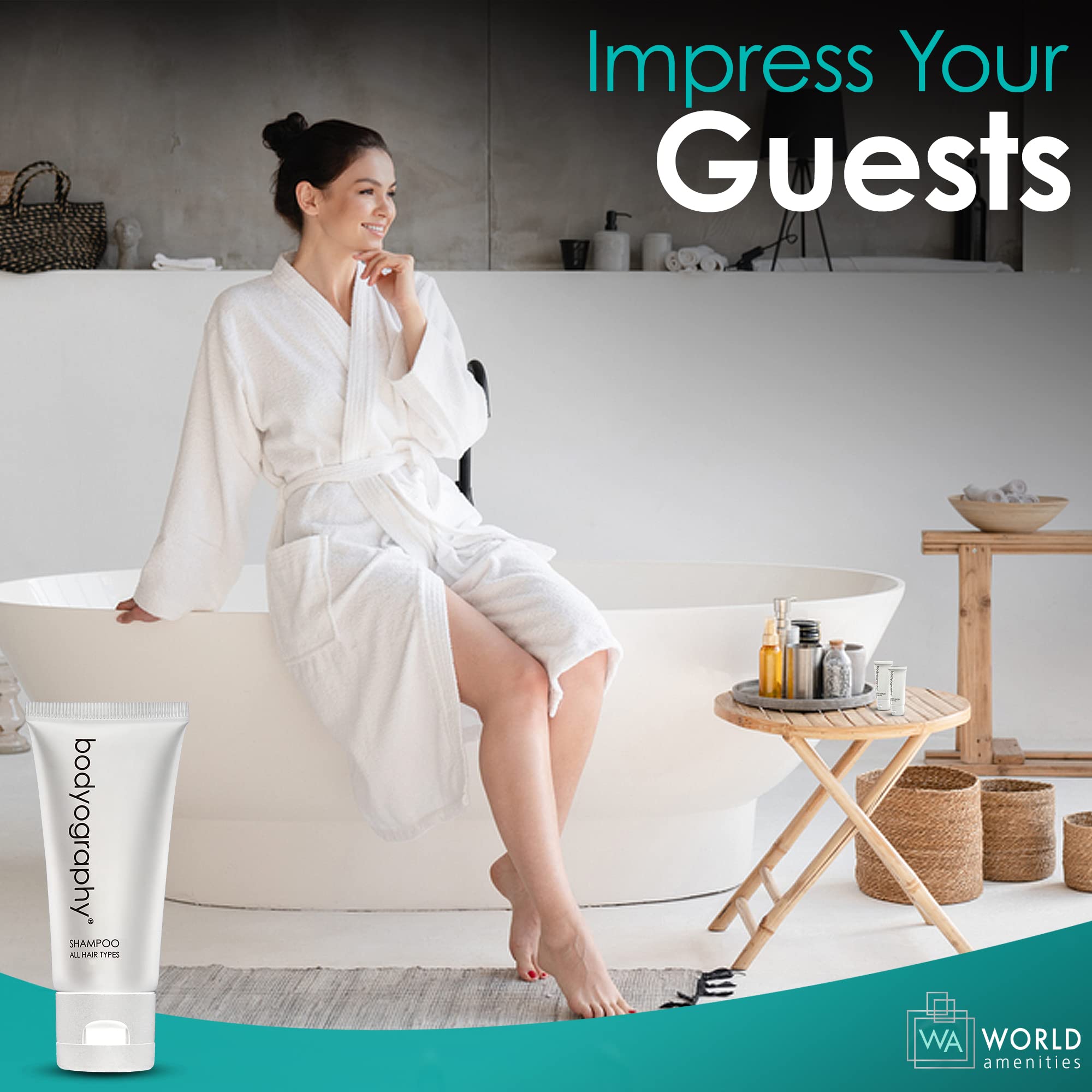 World Amenities Blanc packaging is recyclable and cruelty-free