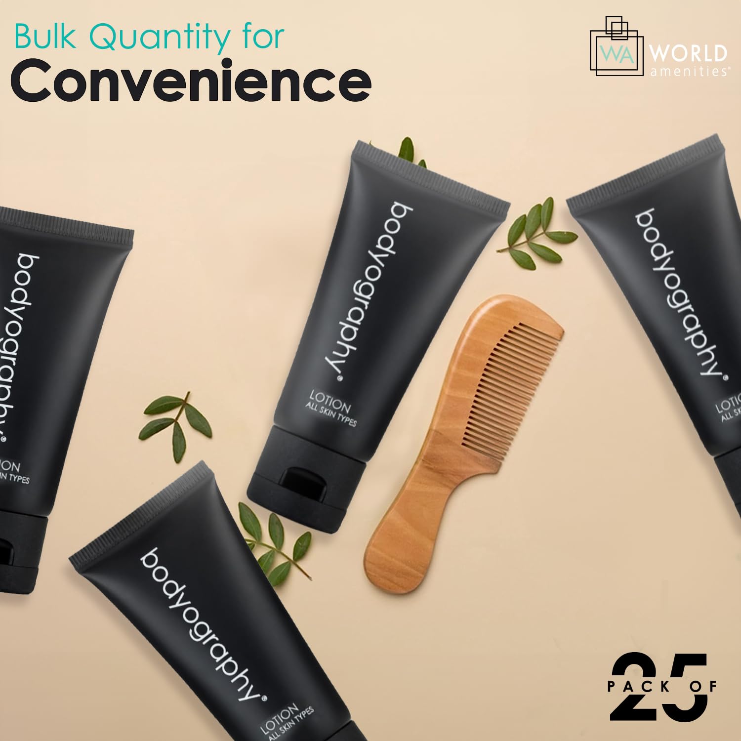 World Amenities Bodyography Lotion lavender peppermint fragrance for soothing sensory experience