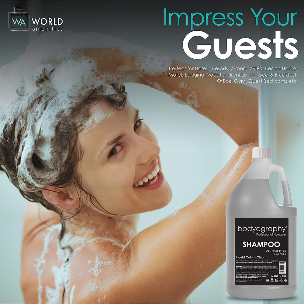 World Amenities Bodyography Shampoo — Hydrating Lavender Peppermint Fo ...