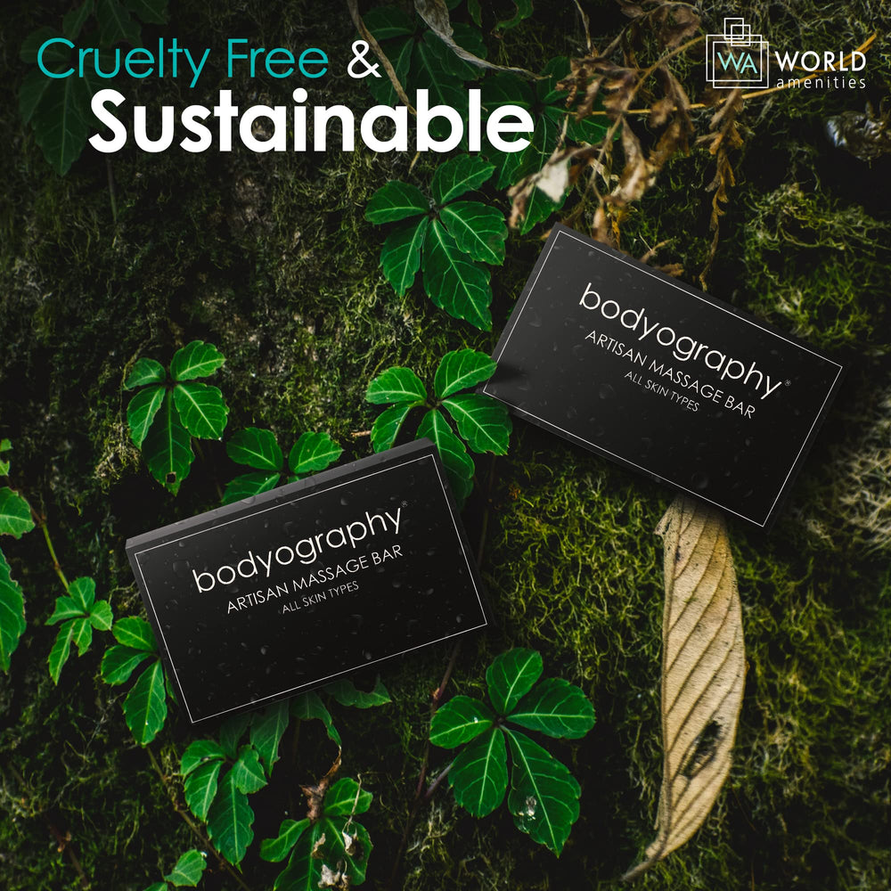 World Amenities Bodyography Travel Soap bulk pack of 200 bars for hotels.