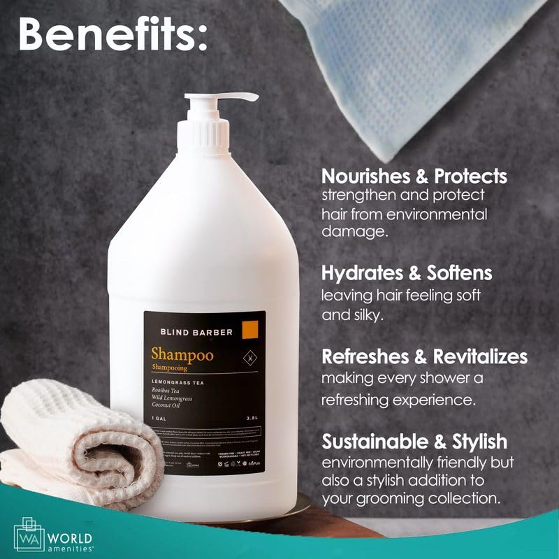 World Amenities Coconut oil formula nourishes hair and adds softness
