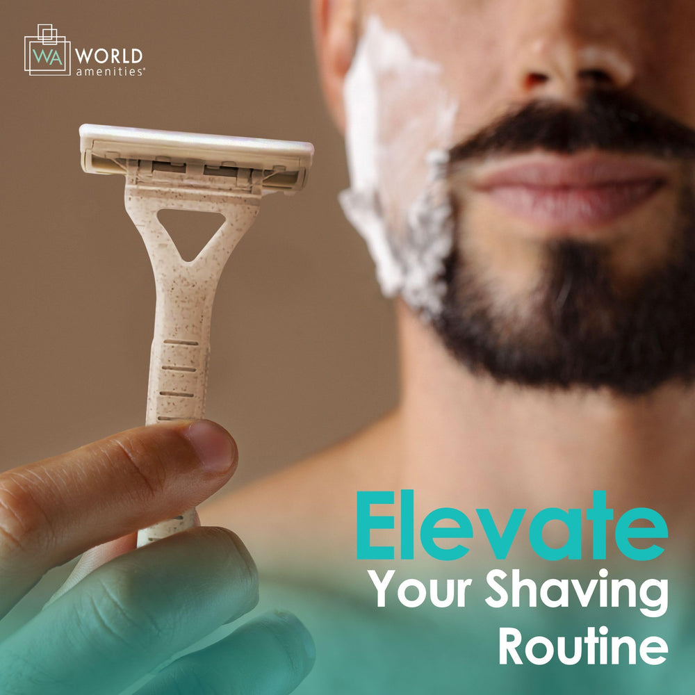 World Amenities dual blade safety razor offering precise shave