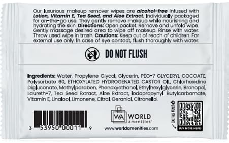 World Amenities cruelty-free wipes align with eco-conscious guest experiences