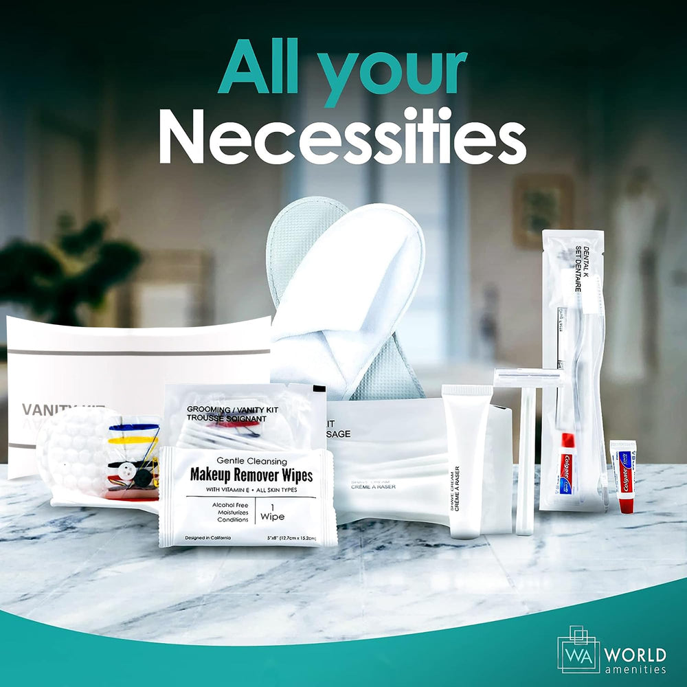 World Amenities Cotton Rounds pack, soft facial refreshment for guests.