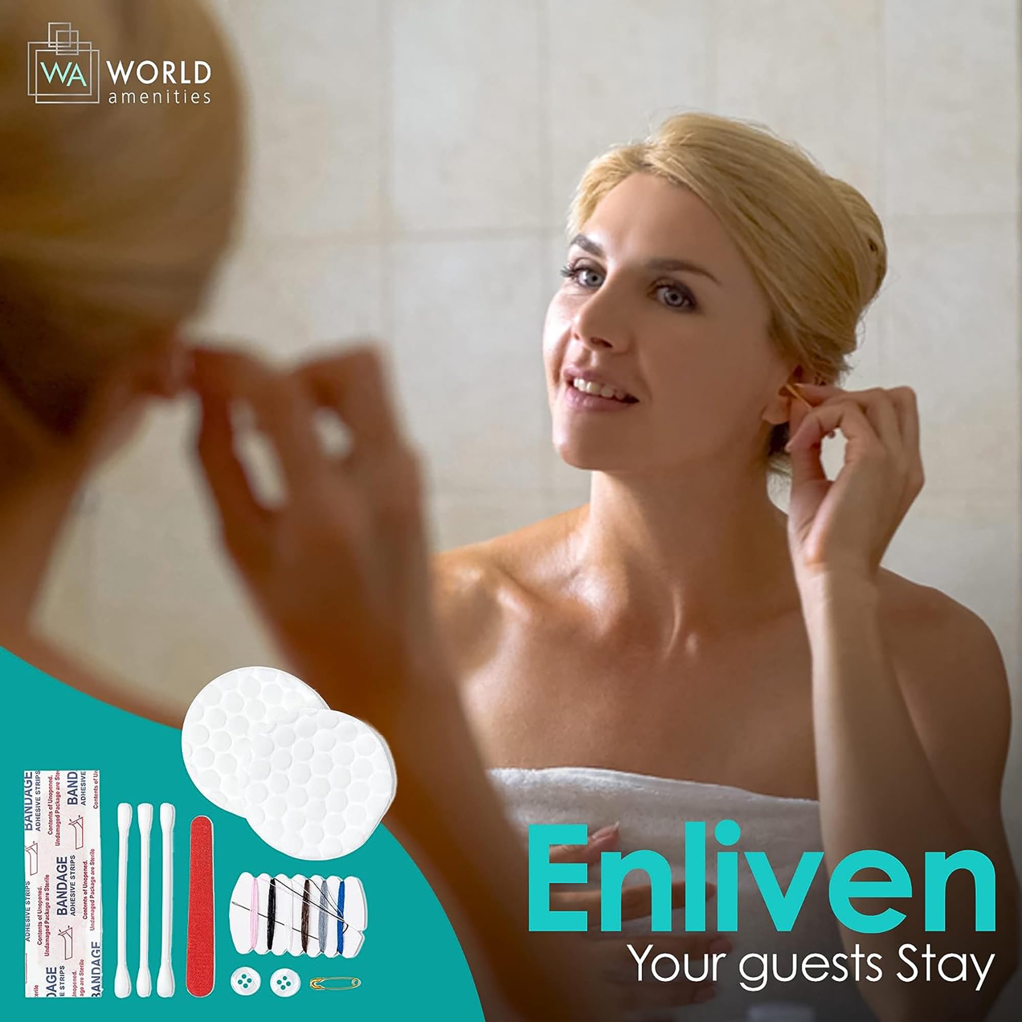 World Amenities vanity kit nail file for on-the-go grooming