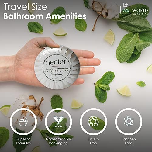 World Amenities Nectar bar placed in a modern shower area for use