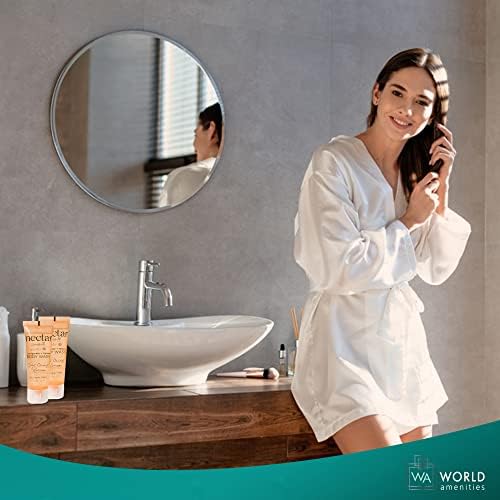 World Amenities Nectar bulk body wash packaging display appeals to guests in any accommodation