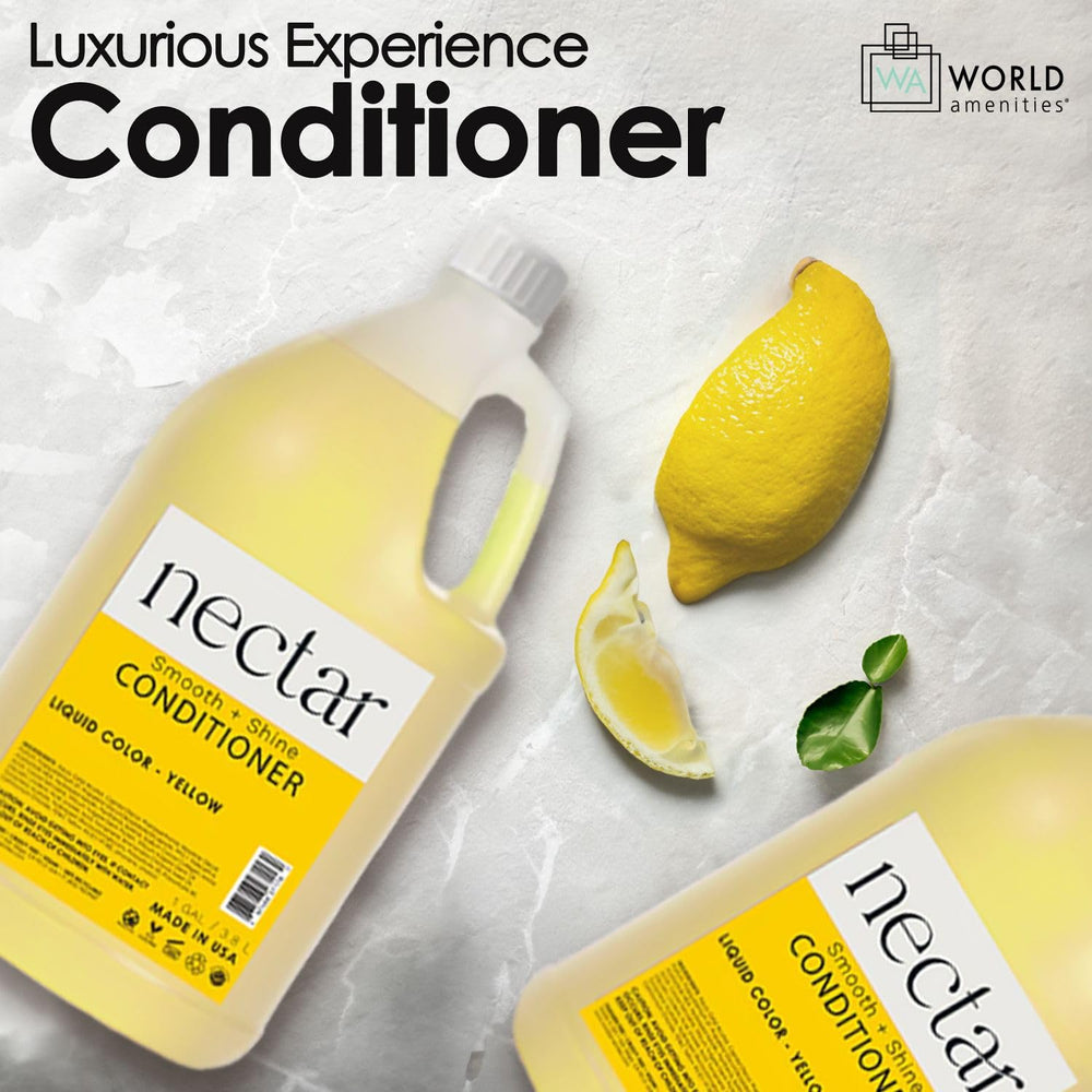 World Amenities Nectar Conditioner hotel packaging in gallon refill