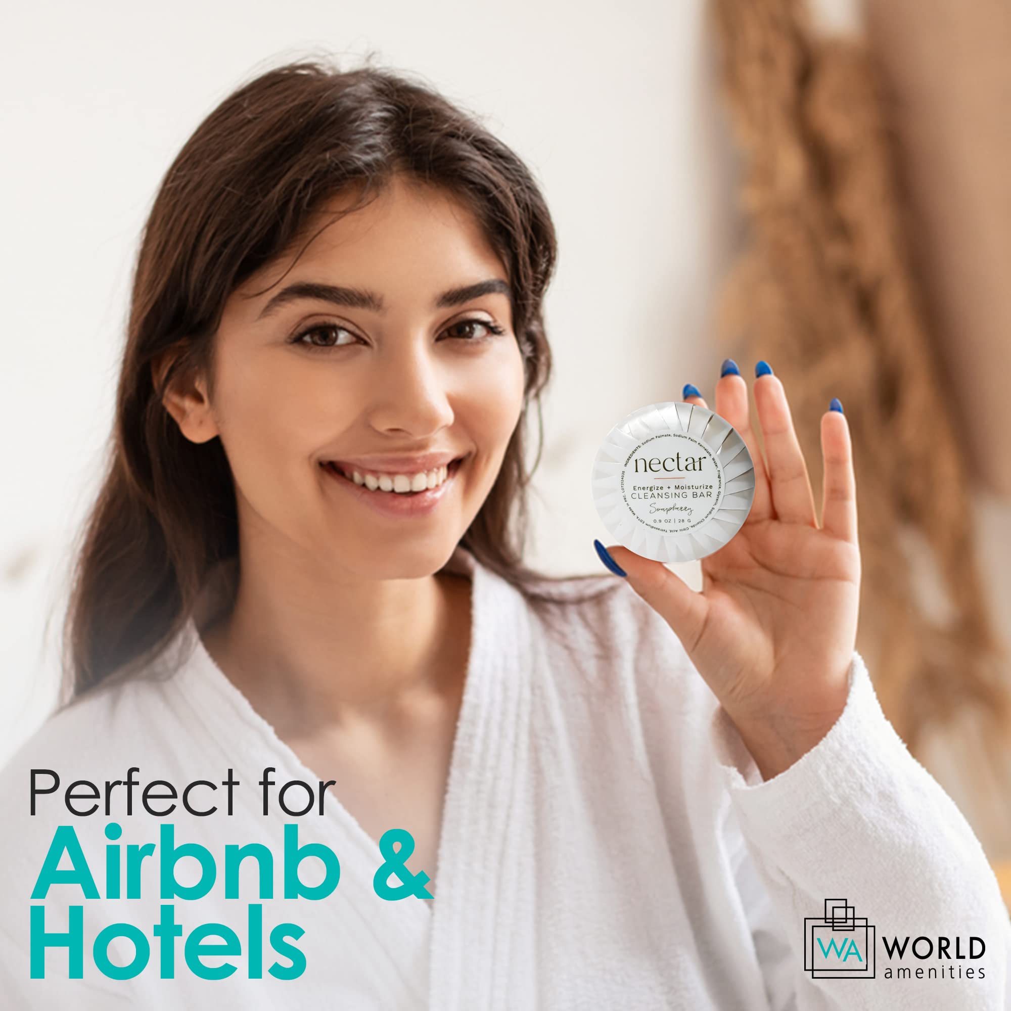 World Amenities Nectar in hotel rooms creates a spa-like cleansing moment for guests