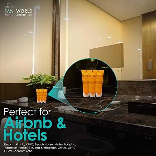 World Amenities Nectar orange blossom scent evokes fresh, citrusy notes.