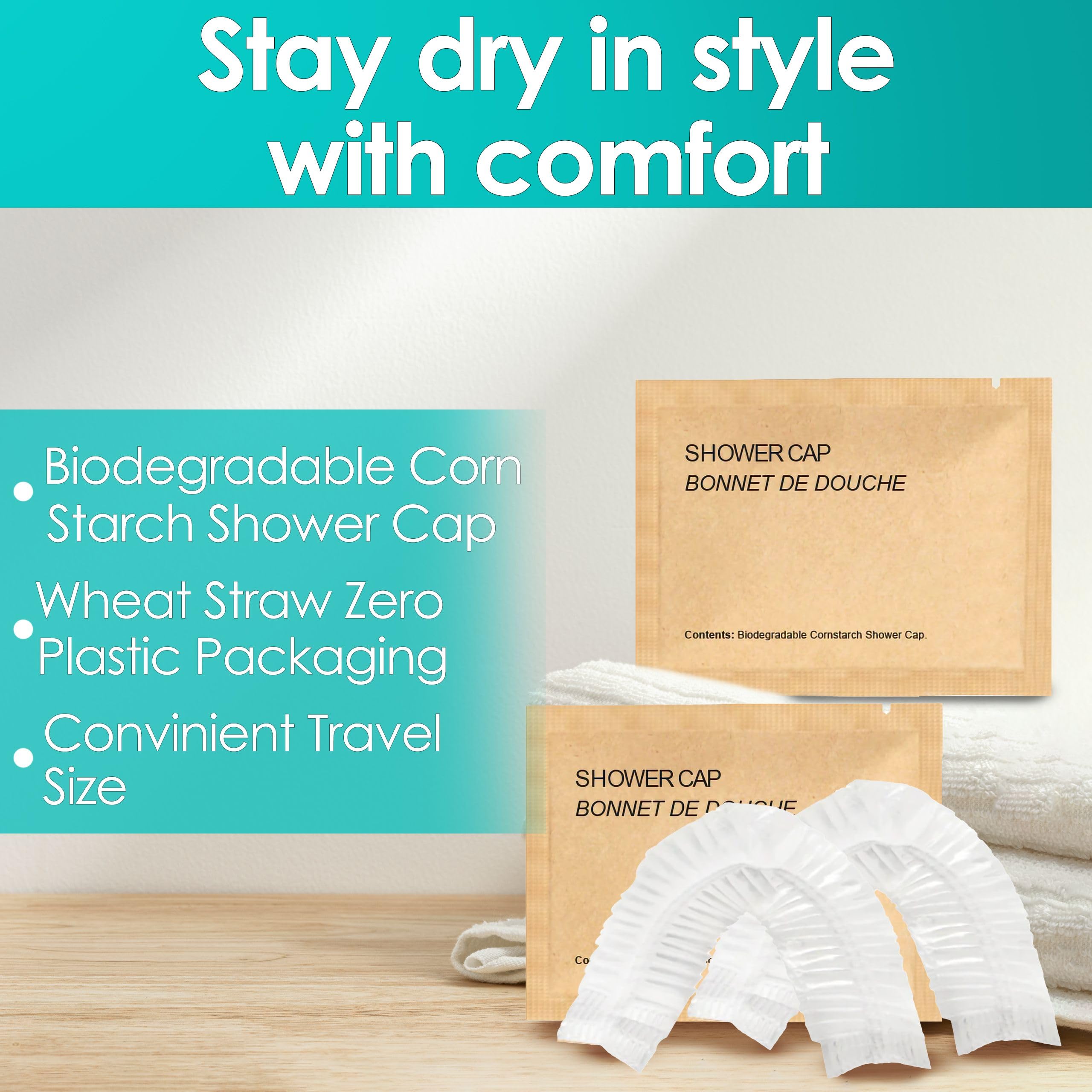 World Amenities tear-resistant cap ensures reliable hair protection
