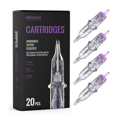 Wormhole Tattoo 20pcs 5RL cartridge needles for precise lining and consistent ink delivery