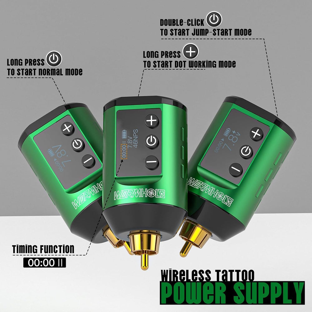 Wormhole Tattoo LED display power supply with precise voltage control.