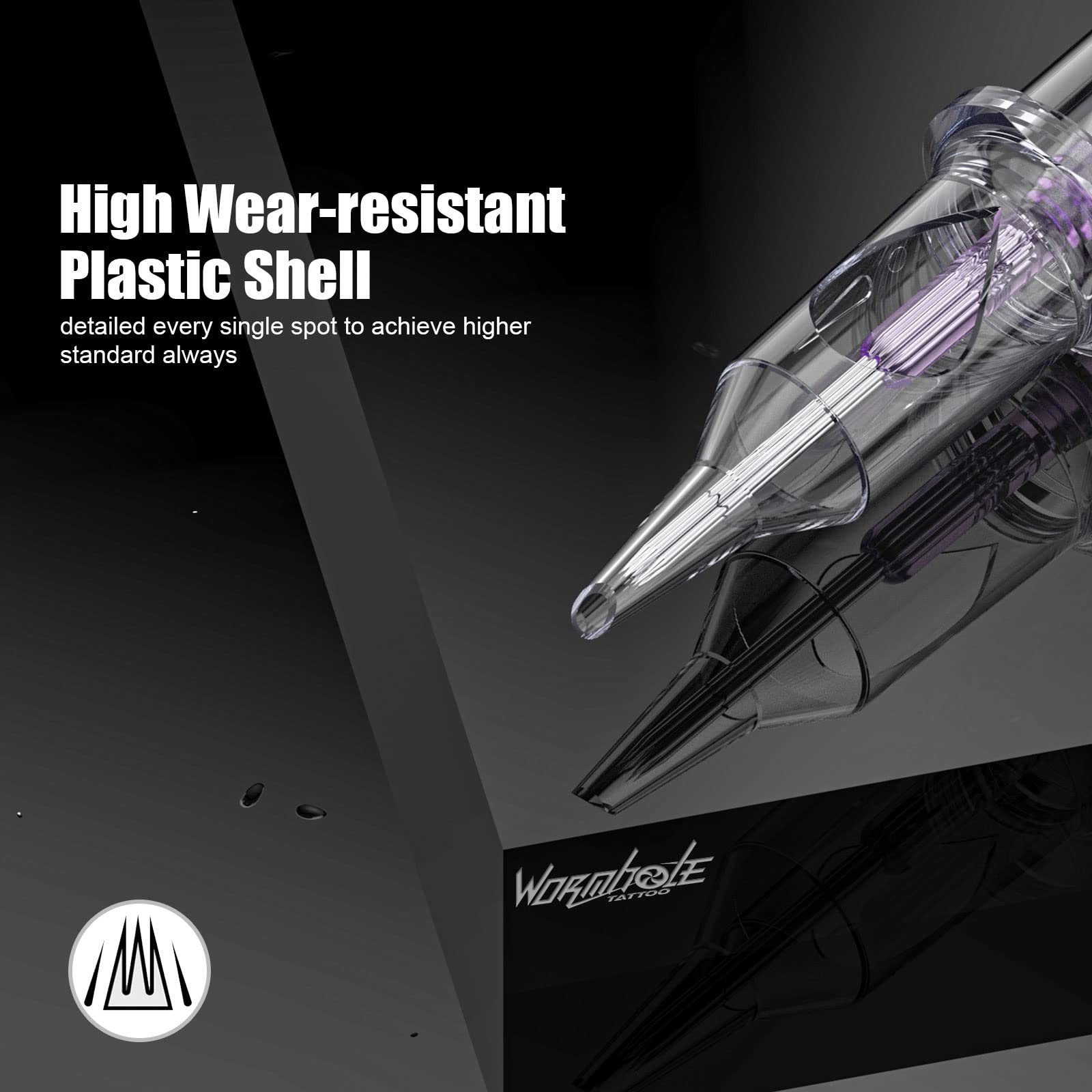 Wormhole Tattoo sleek design and smooth action reduce strain during tattooing