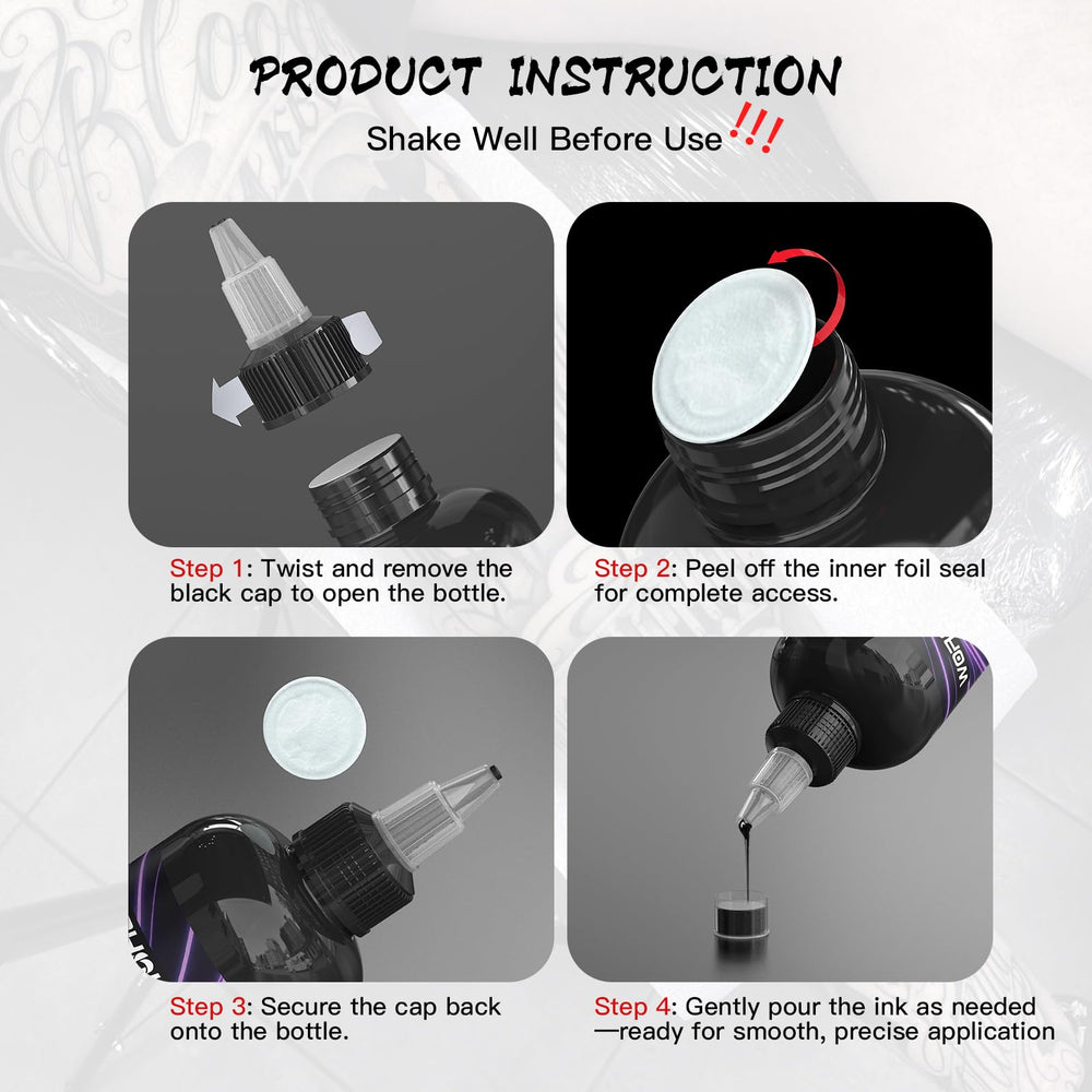 WORMHOLEPRO Endless Black shading closeup showcases rich gradients and solid packing.