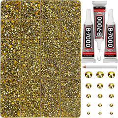Worthofbest 31000pcs rhinestones grid-pack for versatile crafts and outfits