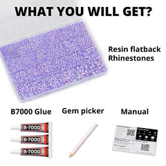 Worthofbest B7000 glue for gemstones delivers strong adhesion and clear drying.