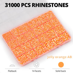Worthofbest bedazzling kit contents 24 grids keep rhinestones organized during projects.