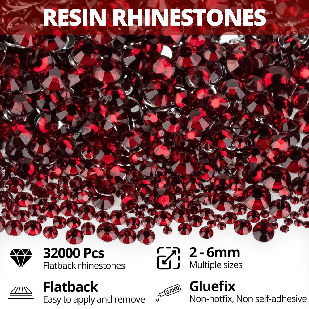 Worthofbest Burgundy rhinestones 3mm ideal for shoes and bags embellishments