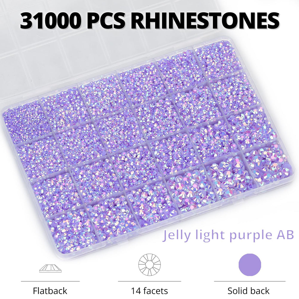 Worthofbest flatback rhinestones for crafts provide easy positioning and lightweight sparkle.