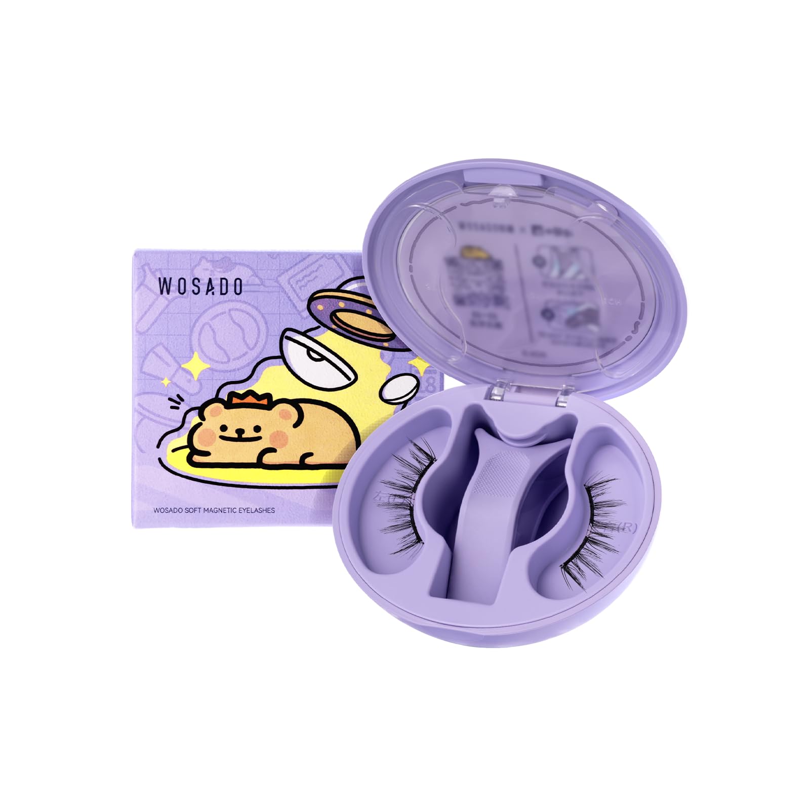 WOSADO BearisBug – ensemble d’extensions magnétiques avec applicateur pour une pose rapide et naturelle.