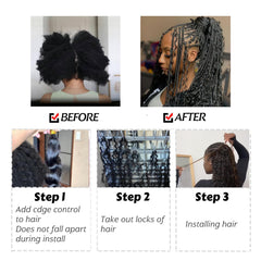 Wosama 3-bundle pack ready for beginners to create fuller braids