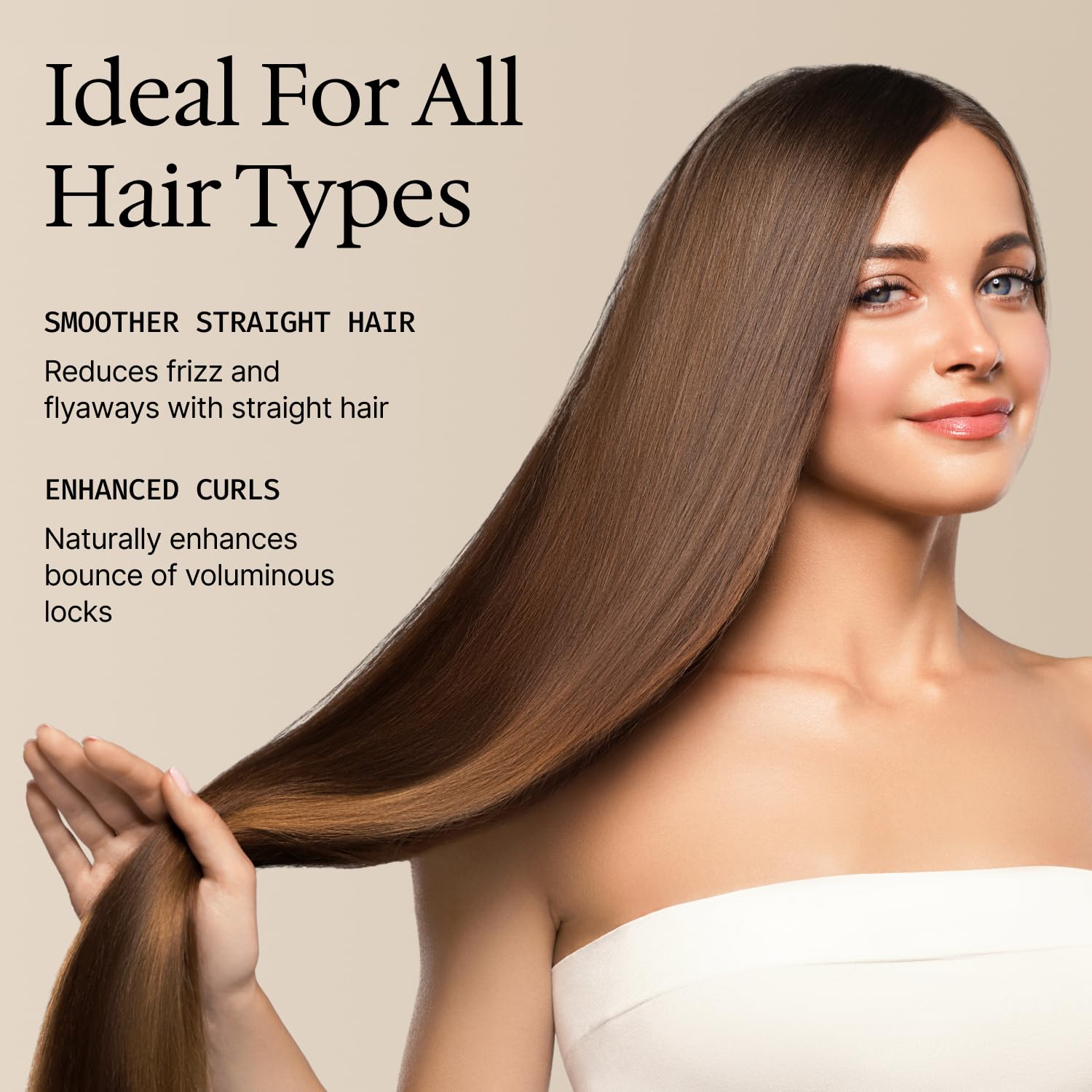 WOTION Applying hair mask shows easy weekly treatment for salon-like results