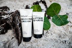 Would men's aftershave balm close up highlights smooth texture and quick absorption