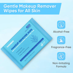 WOUSEDO fragrance-free, alcohol-free wipes provide gentle, safe cleansing.
