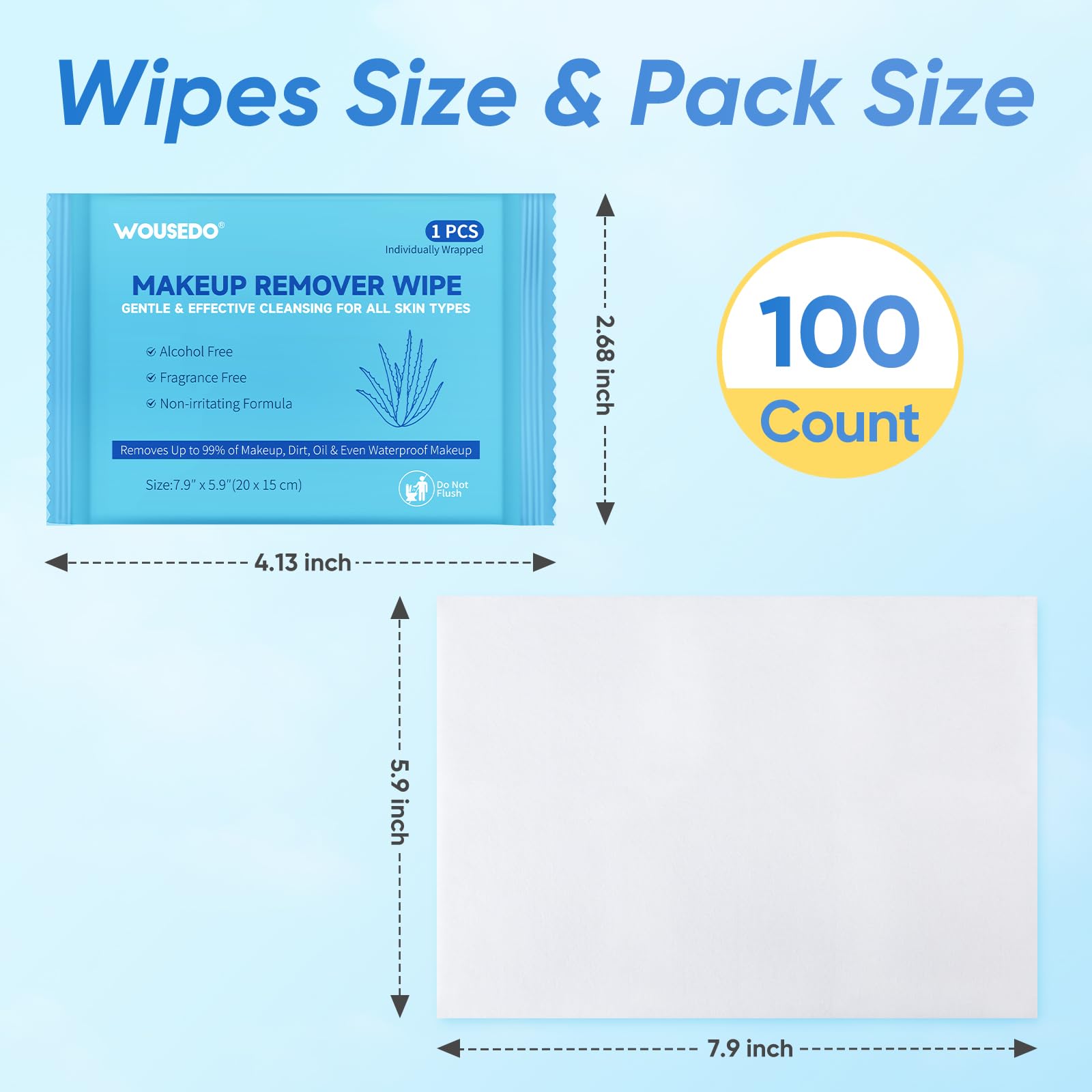 Daily facial cleansing with WOUSEDO wipes fits gym or office routines.