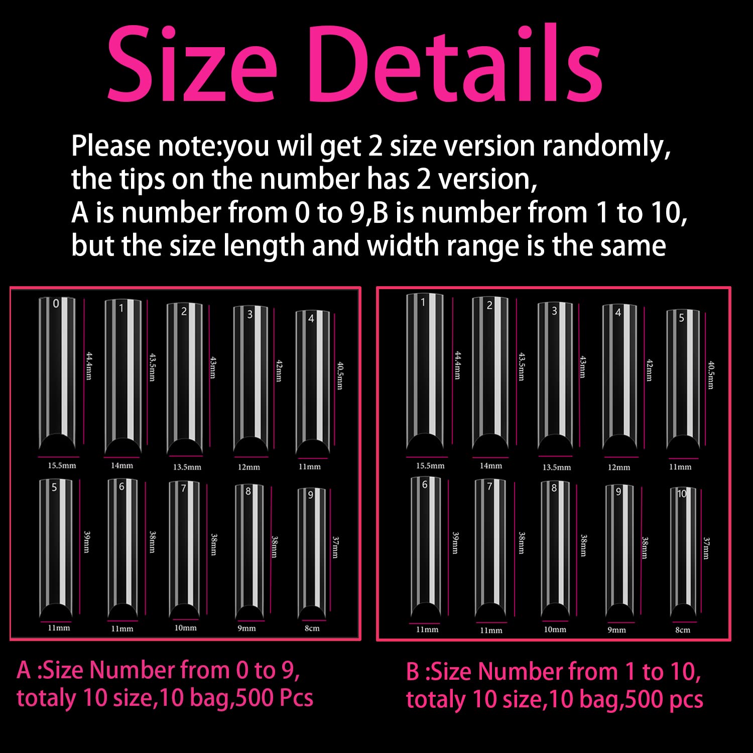 WOWITIS easy trim and file design for customized lengths.