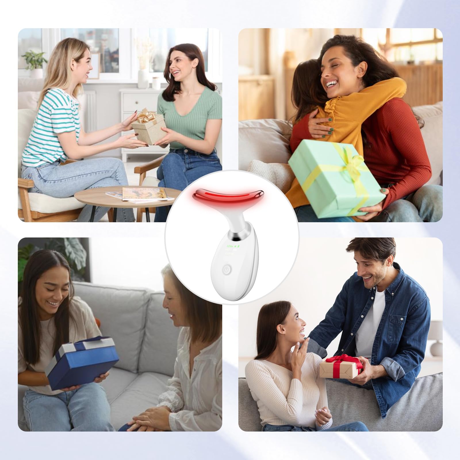 WOWPASS seven LED color modes illuminate at-home care