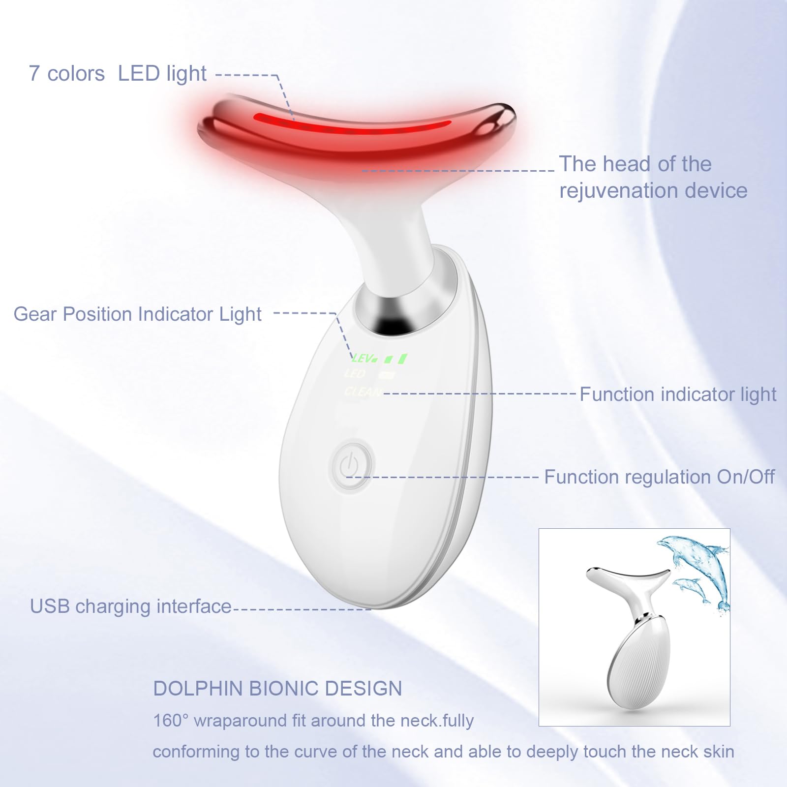 WOWPASS massager single-button control for easy operation