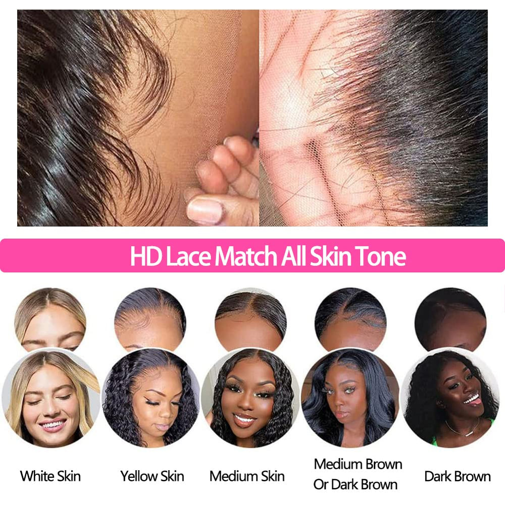 Wowqueen bleached knots deliver a clean, natural hairline.