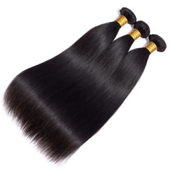 WOWQUEEN Brazilian virgin straight weft highlights tight weave for durable, full-bodied looks.